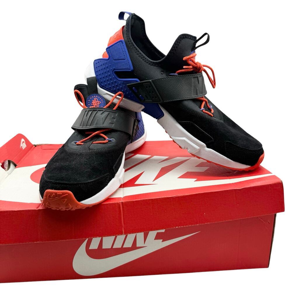 Nike Air Huarache Drift Premium PRM Shoes Black Violet Mens Size 12